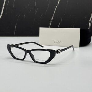 NEW GUCCI  EYEGLASSES GG1683O 001 WOMEN BLACK EYEWEAR GUCCI